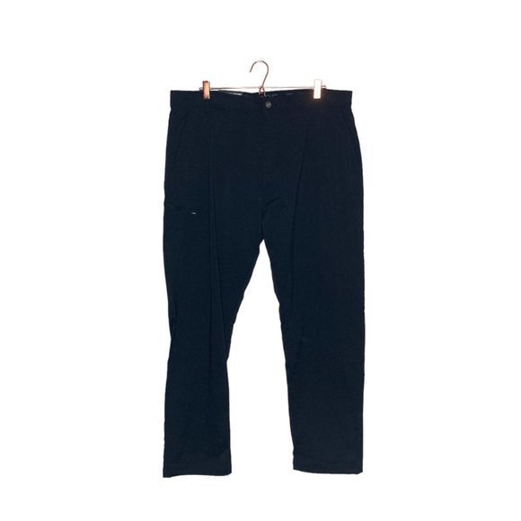 New Gerry Men's 40 X 34 Black Venture Fleece Lined Stretch Comfort Waist Pants - Picture 5 of 10